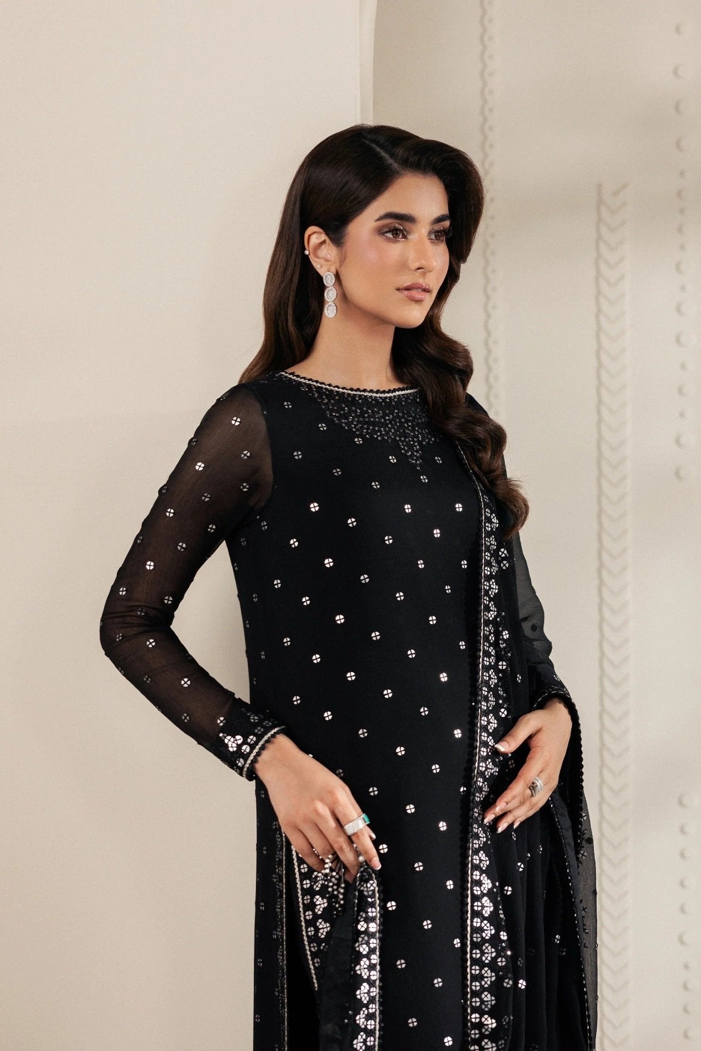 SIYARA | Bayaan Chiffon | Zarif - Portia Fabrics
