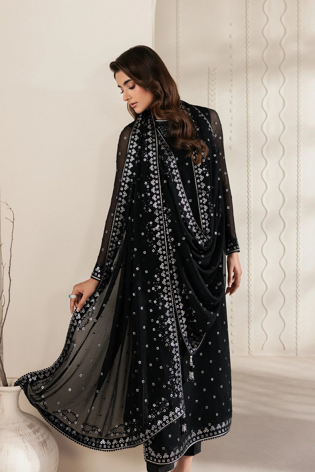 SIYARA | Bayaan Chiffon | Zarif - Portia Fabrics