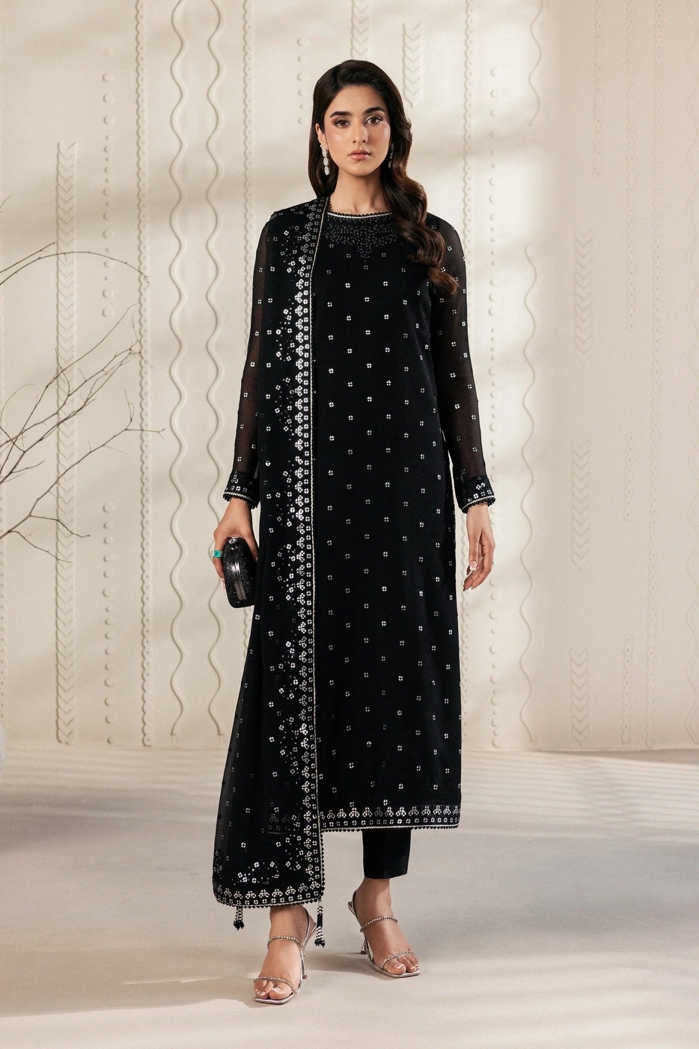 SIYARA | Bayaan Chiffon | Zarif - Portia Fabrics Main image