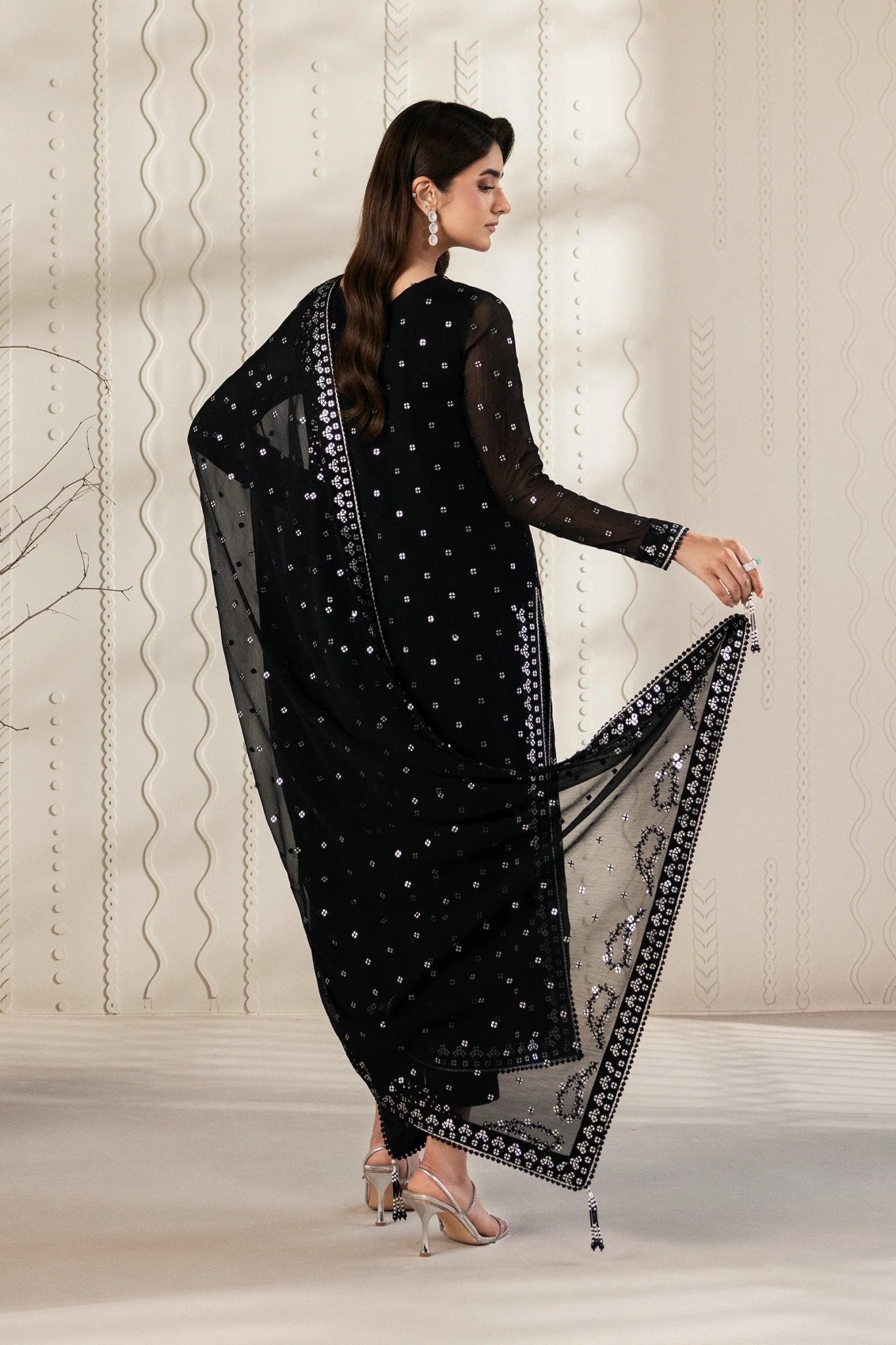 SIYARA | Bayaan Chiffon | Zarif - Portia Fabrics