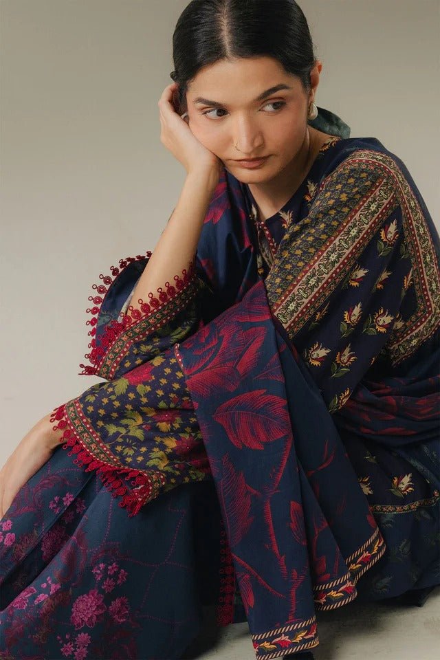 Soft Current-7B | COCO BY ZARA SHAH JAHAN - Portia Fabrics