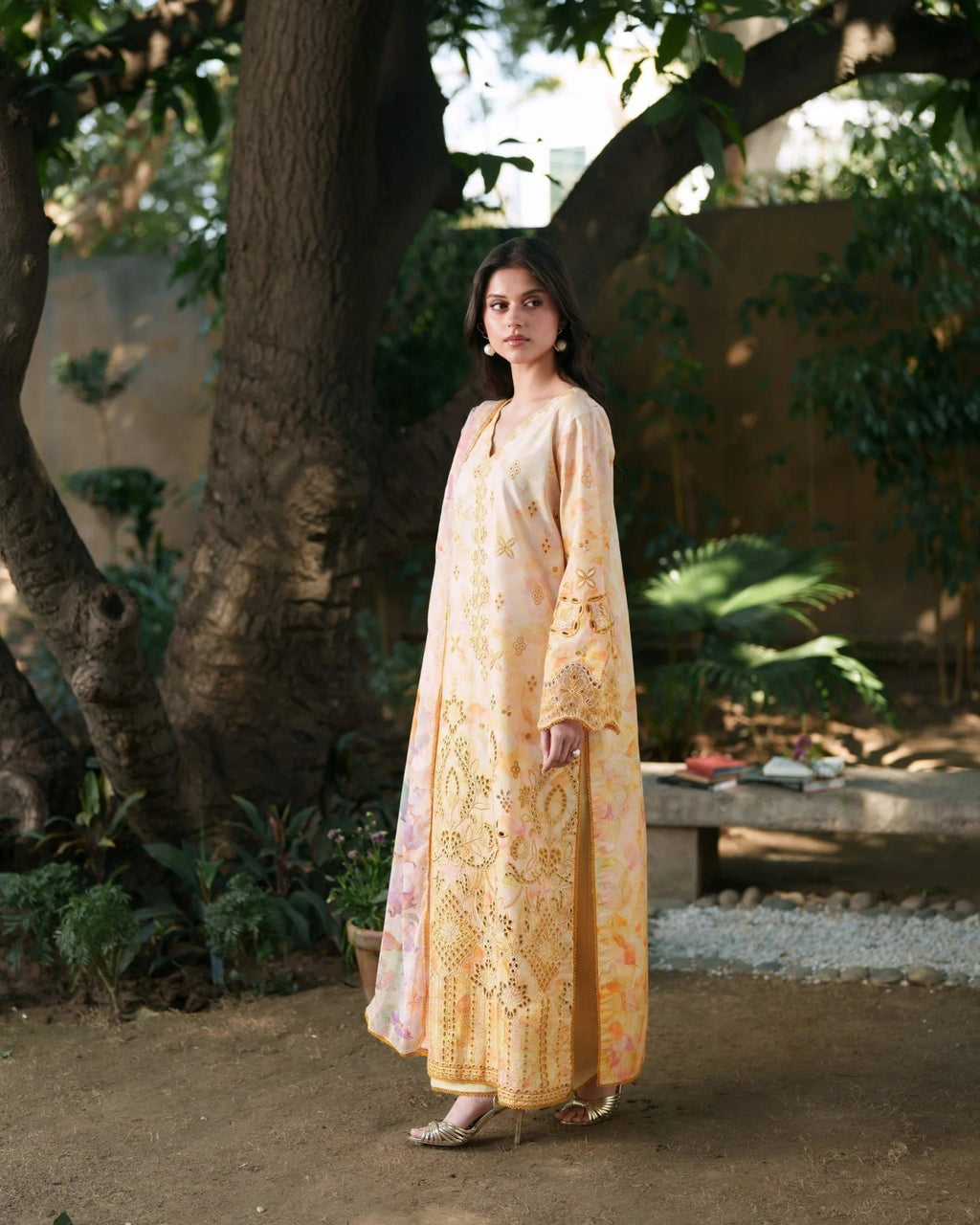 SOLAYA I Summer Lines Printkari I Neeshay - Portia Fabrics