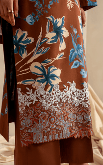 Sun-Kissed Sand MSSL-08 | 3pcs Embroidered Unstitched Summer - Portia Fabrics