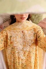 SUNLIT HUE-3PC PRINTED LAWN SUIT | Cross Stitch - Portia Fabrics