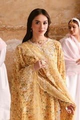 SUNLIT HUE-3PC PRINTED LAWN SUIT | Cross Stitch - Portia Fabrics