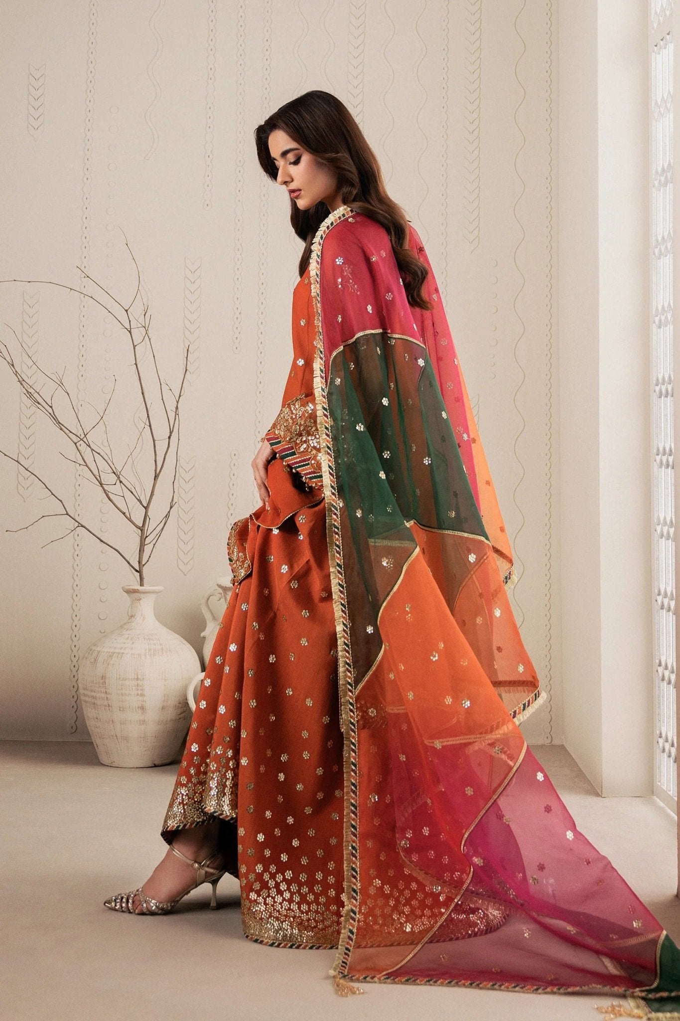 SUNOOR | Bayaan Chiffon | Zarif - Portia Fabrics
