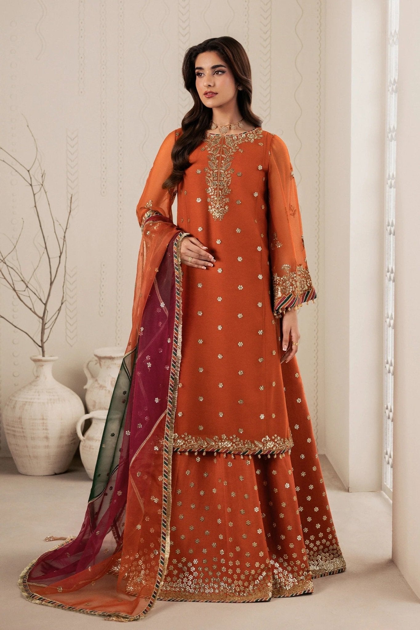 SUNOOR | Bayaan Chiffon | Zarif - Portia Fabrics Main image