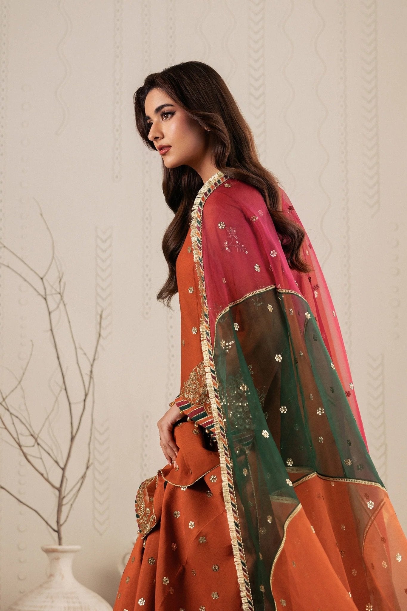 SUNOOR | Bayaan Chiffon | Zarif - Portia Fabrics