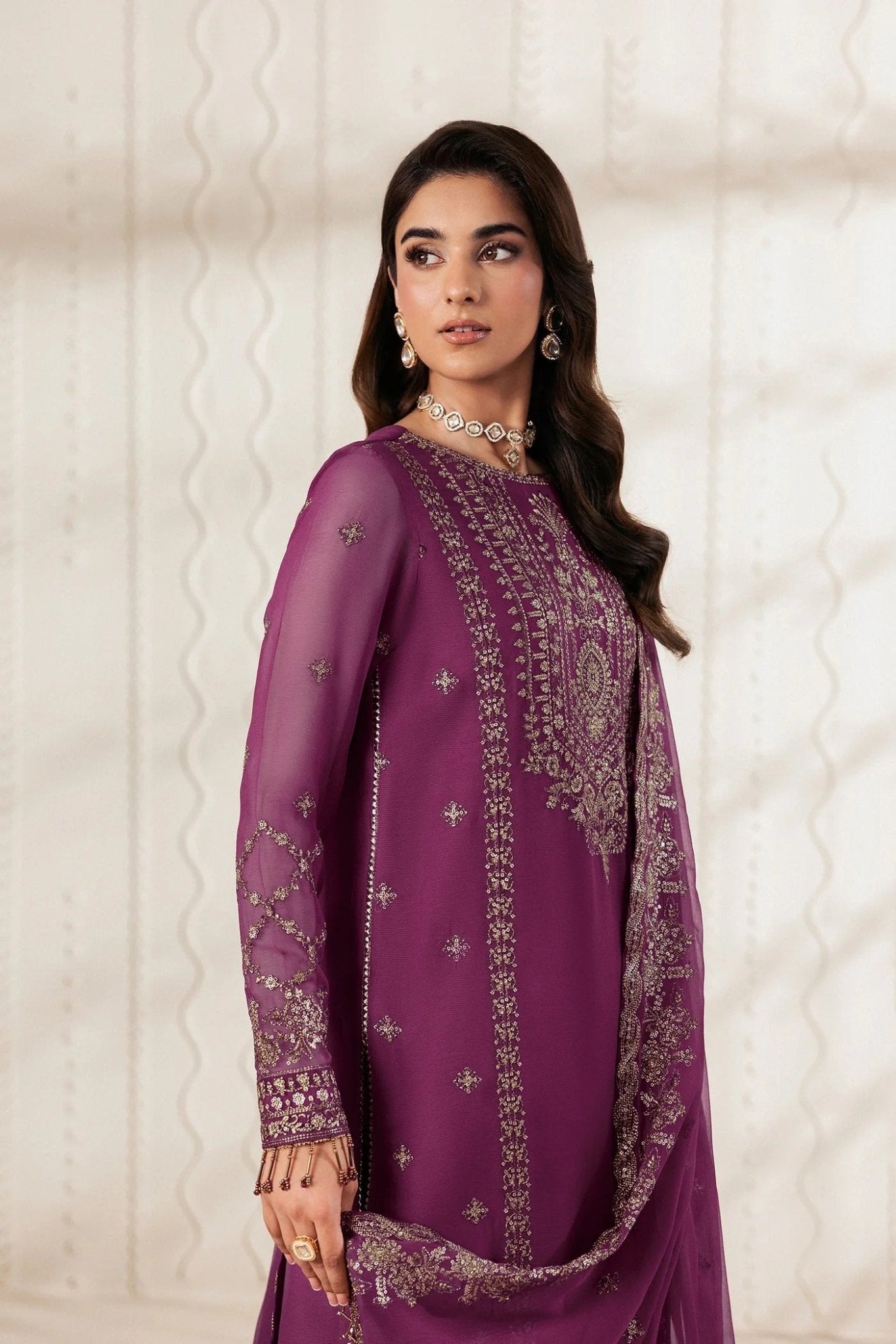 SWABI | Bayaan Chiffon | Zarif - Portia Fabrics