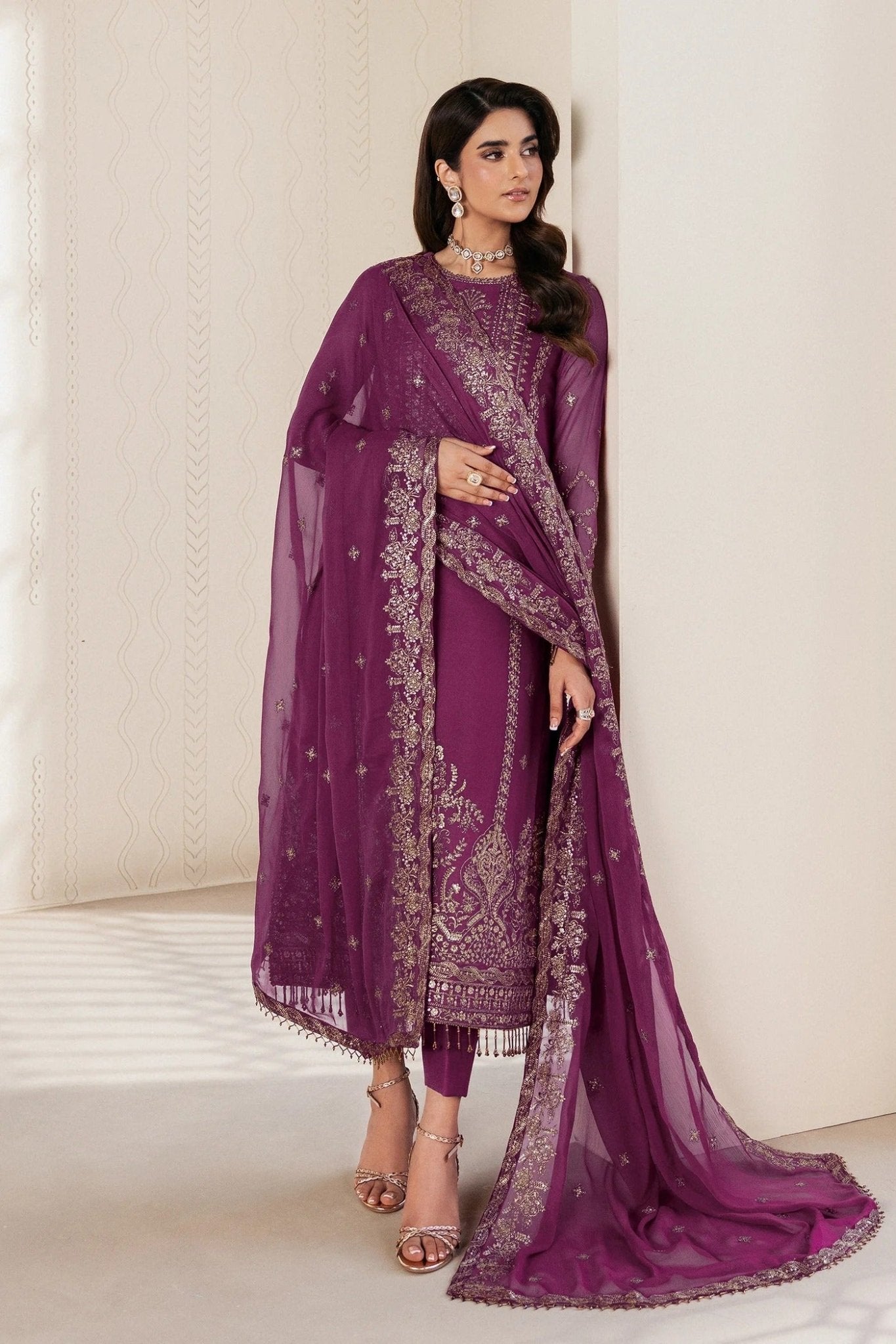 SWABI | Bayaan Chiffon | Zarif - Portia Fabrics