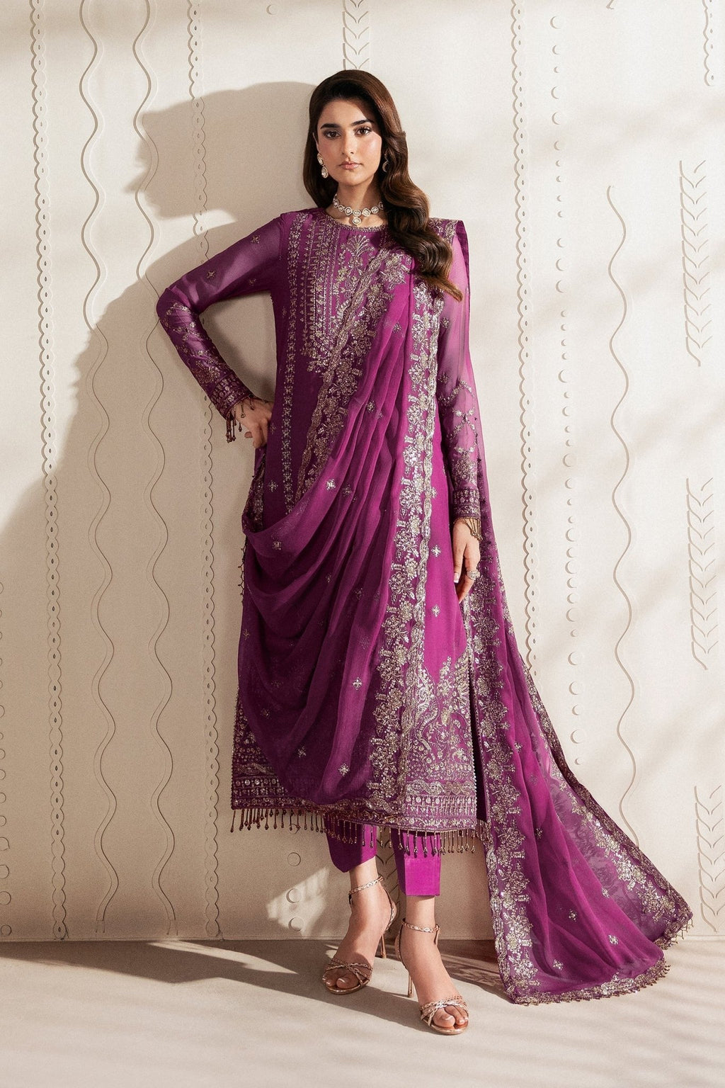SWABI | Bayaan Chiffon | Zarif - Portia Fabrics