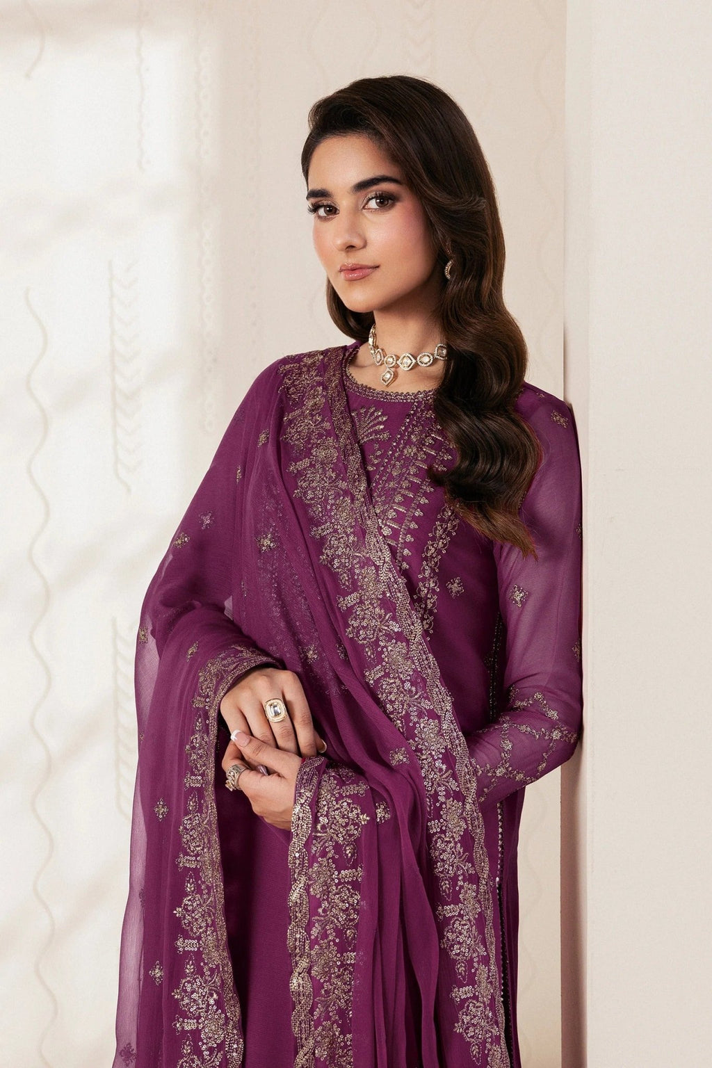 SWABI | Bayaan Chiffon | Zarif - Portia Fabrics