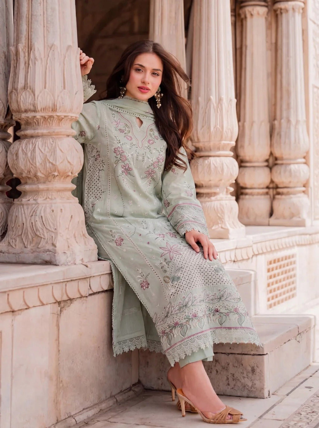 UKL06 | 3 PC UNSTITCHED SAFIRA COLLECTION | SAFWA - Portia Fabrics