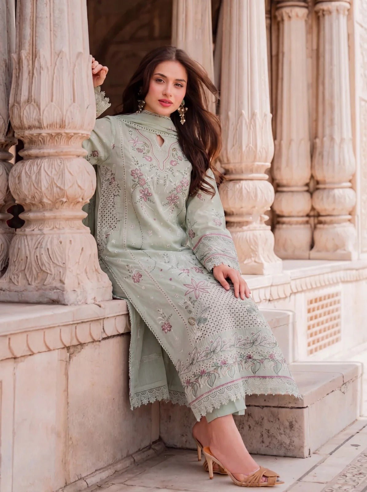 UKL06 | 3 PC UNSTITCHED SAFIRA COLLECTION | SAFWA - Portia Fabrics