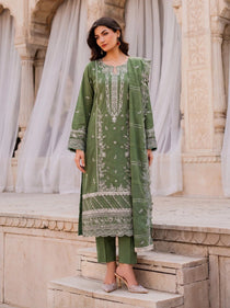 UKL08 | 3 PC UNSTITCHED SAFIRA COLLECTION | SAFWA - Portia Fabrics