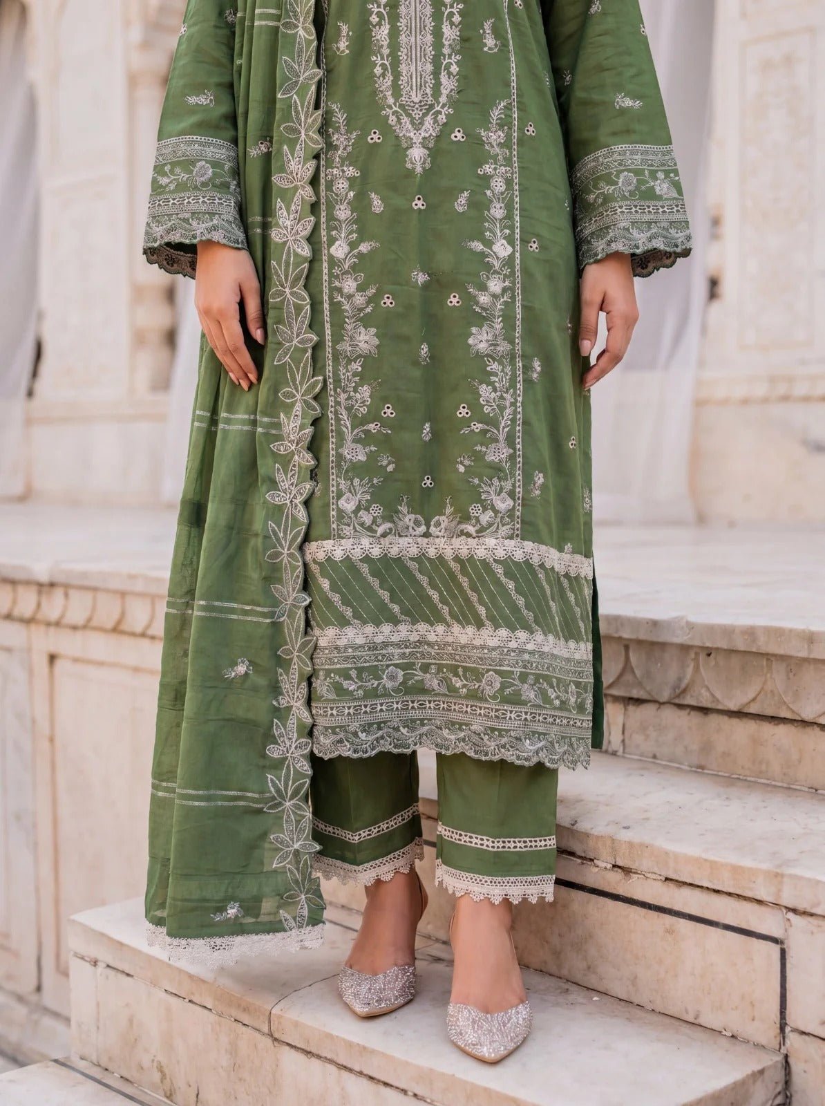 UKL08 | 3 PC UNSTITCHED SAFIRA COLLECTION | SAFWA Secondary image
