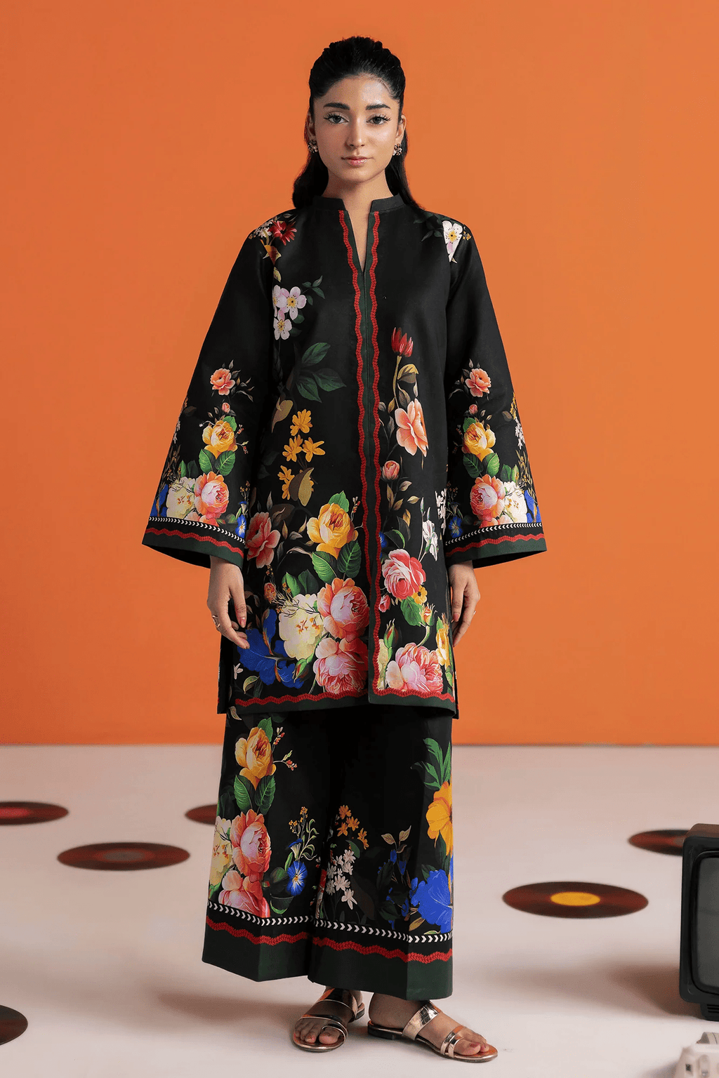 Unstitched Cord 02 I Amal Summer Prints 2Pc I Rajbari - Portia Fabrics
