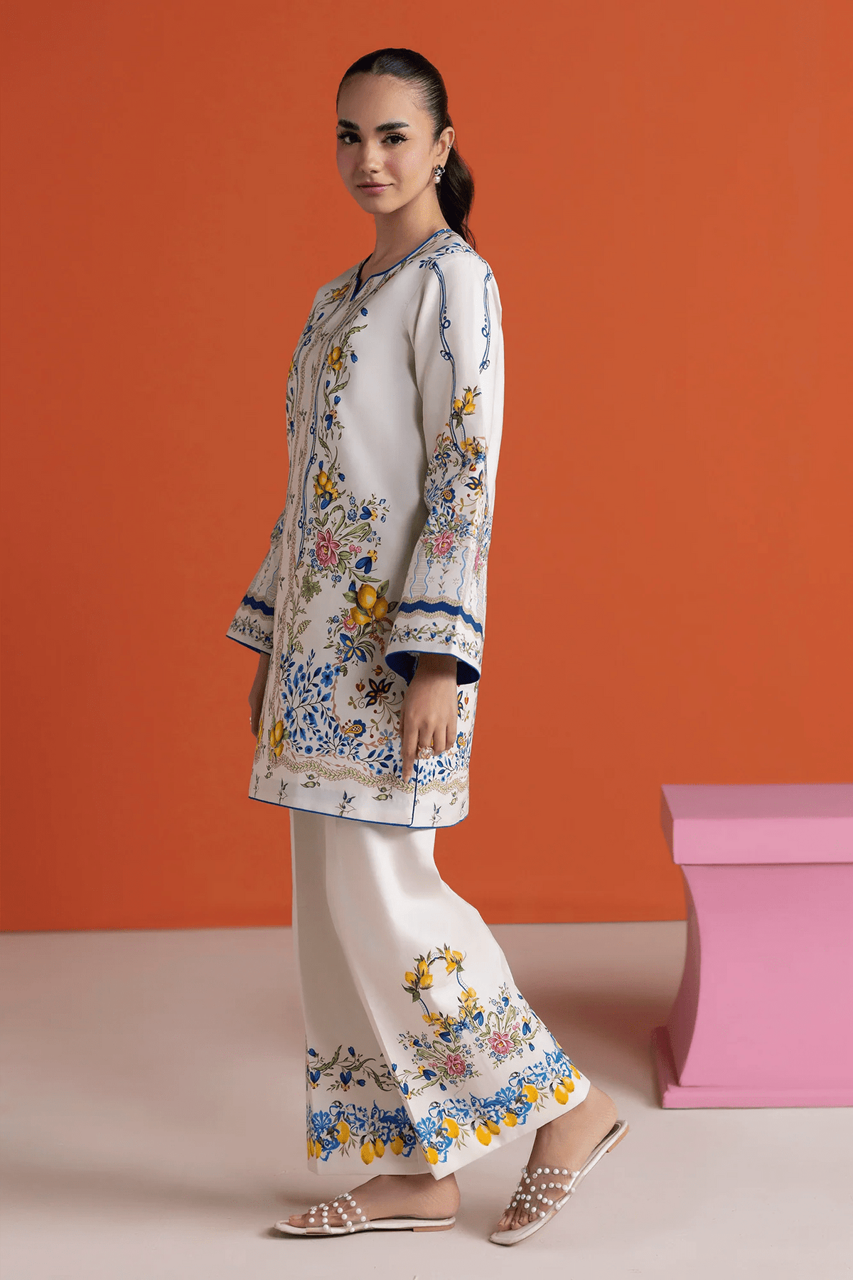 Unstitched Cord 03 I Amal Summer Prints 2Pc I Rajbari - Portia Fabrics