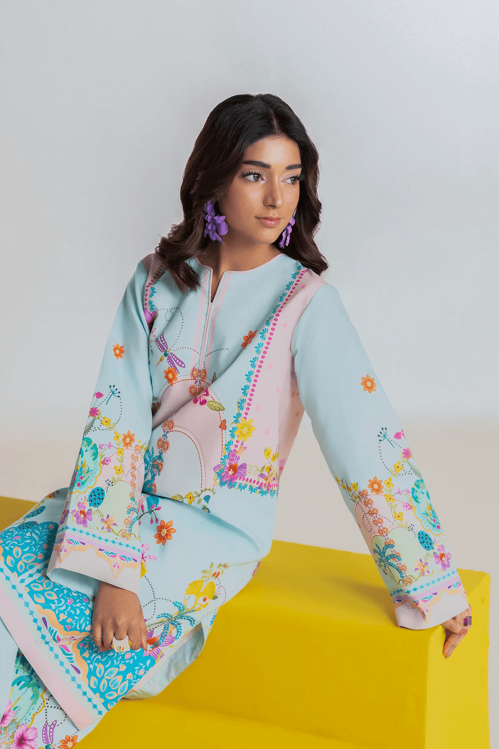 Unstitched Cord 05 I Amal Summer Prints 2Pc I Rajbari - Portia Fabrics