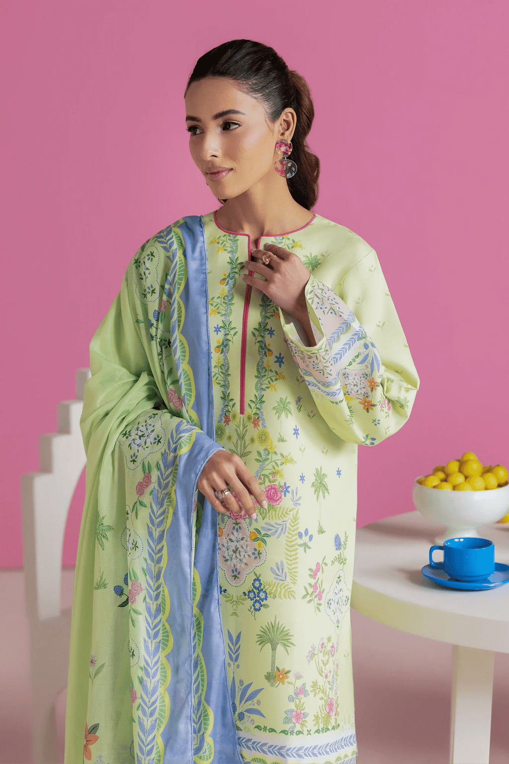 Unstitched Cord 07 I Amal Summer Prints 2Pc I Rajbari - Portia Fabrics