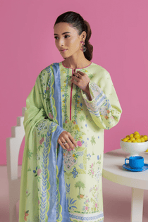 Unstitched Cord 07 I Amal Summer Prints 2Pc I Rajbari - Portia Fabrics