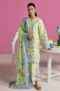 Unstitched Cord 07 I Amal Summer Prints 2Pc I Rajbari - Portia Fabrics