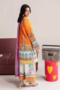 Unstitched Cord 08 I Amal Summer Prints 2Pc I Rajbari - Portia Fabrics