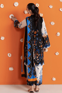 Unstitched Cord 09 I Amal Summer Prints 2Pc I Rajbari - Portia Fabrics