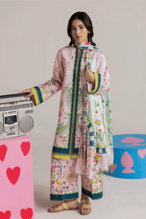 Unstitched Cord 11 I Amal Summer Prints 2Pc I Rajbari - Portia Fabrics