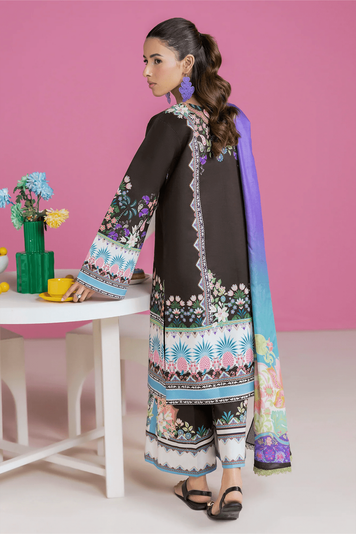 Unstitched Cord 13 I Amal Summer Prints 2Pc I Rajbari - Portia Fabrics