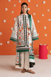 Unstitched Cord 14 I Amal Summer Prints 2Pc I Rajbari - Portia Fabrics
