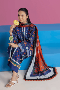 Unstitched Cord 16 I Amal Summer Prints 2Pc I Rajbari - Portia Fabrics