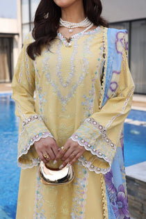 Vanilla Daisy | Luxury Lawn 26 | Aylin - Portia Fabrics