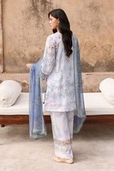 VINTAGE PETAL-3PC PRINTED LAWN SUIT | Cross Stitch - Portia Fabrics