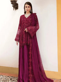 WIllOW-lU26-04 | Lumiere Chiffon 26 | Saira Rizwan - Portia Fabrics