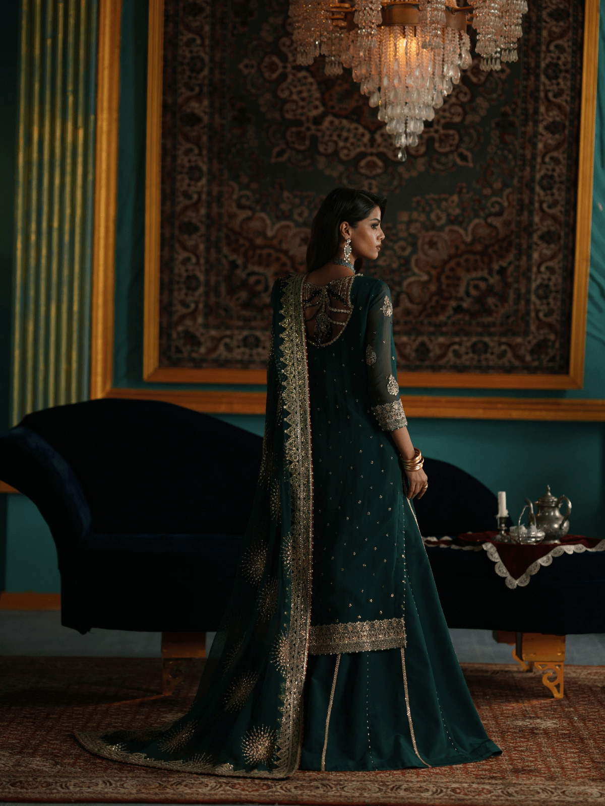 ZAMRUD-D5-B | Afsaanah Vol-II | Zevk - Portia Fabrics