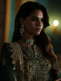 ZAMRUD-D5-B | Afsaanah Vol-II | Zevk - Portia Fabrics