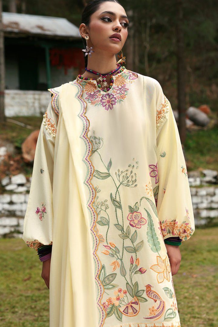 ZANIA (ZL25-13 A) I Lawn '25 I Zaha by Khadija Shah - Portia Fabrics