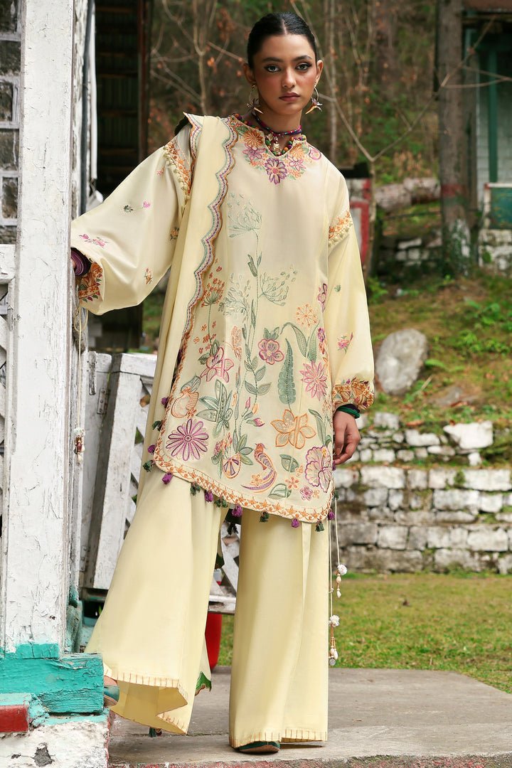 ZANIA (ZL25-13 A) I Lawn '25 I Zaha by Khadija Shah - Portia Fabrics