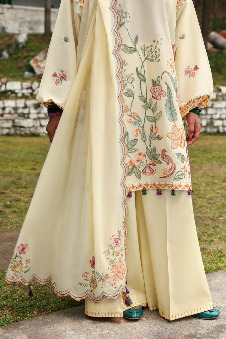ZANIA (ZL25-13 A) I Lawn '25 I Zaha by Khadija Shah - Portia Fabrics