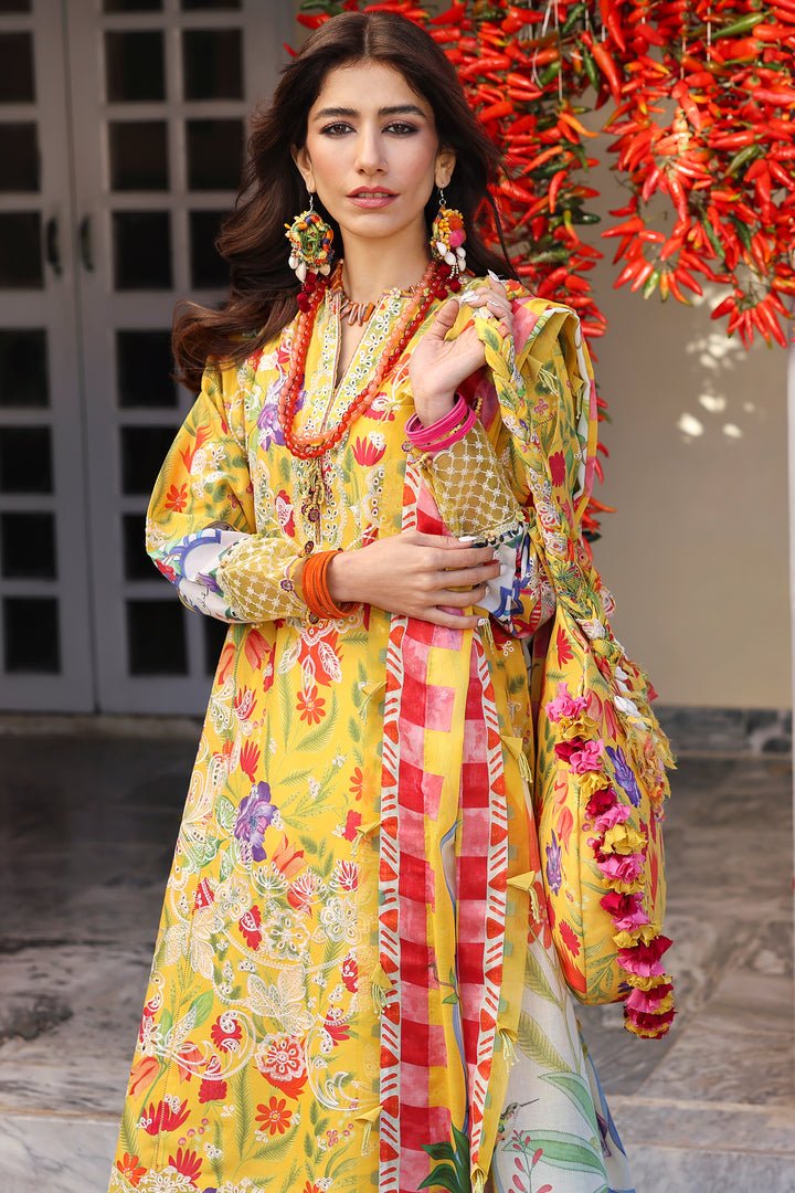 ZARAAH (ZL25-08 A) I Lawn '25 I Zaha by Khadija Shah - Portia Fabrics