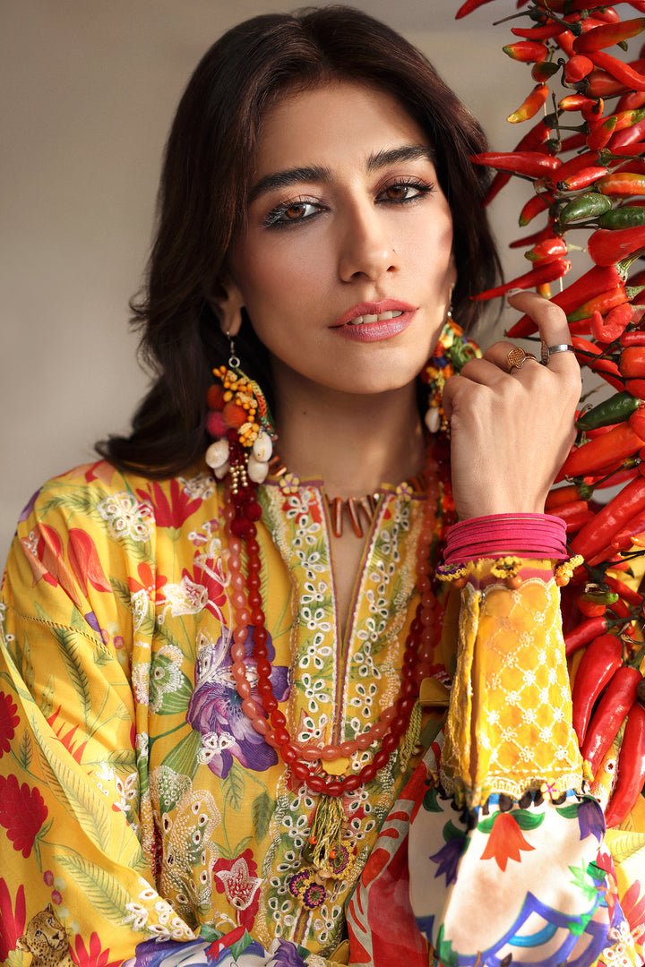 ZARAAH (ZL25-08 A) I Lawn '25 I Zaha by Khadija Shah - Portia Fabrics