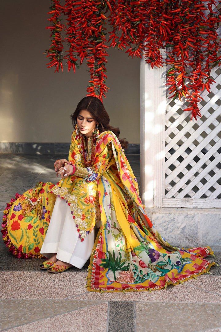 ZARAAH (ZL25-08 A) I Lawn '25 I Zaha by Khadija Shah - Portia Fabrics