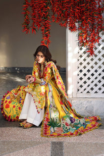 ZARAAH (ZL25-08 A) I Lawn '25 I Zaha by Khadija Shah - Portia Fabrics