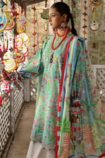 ZARAAH (ZL25-08 B) I Lawn '25 I Zaha by Khadija Shah - Portia Fabrics