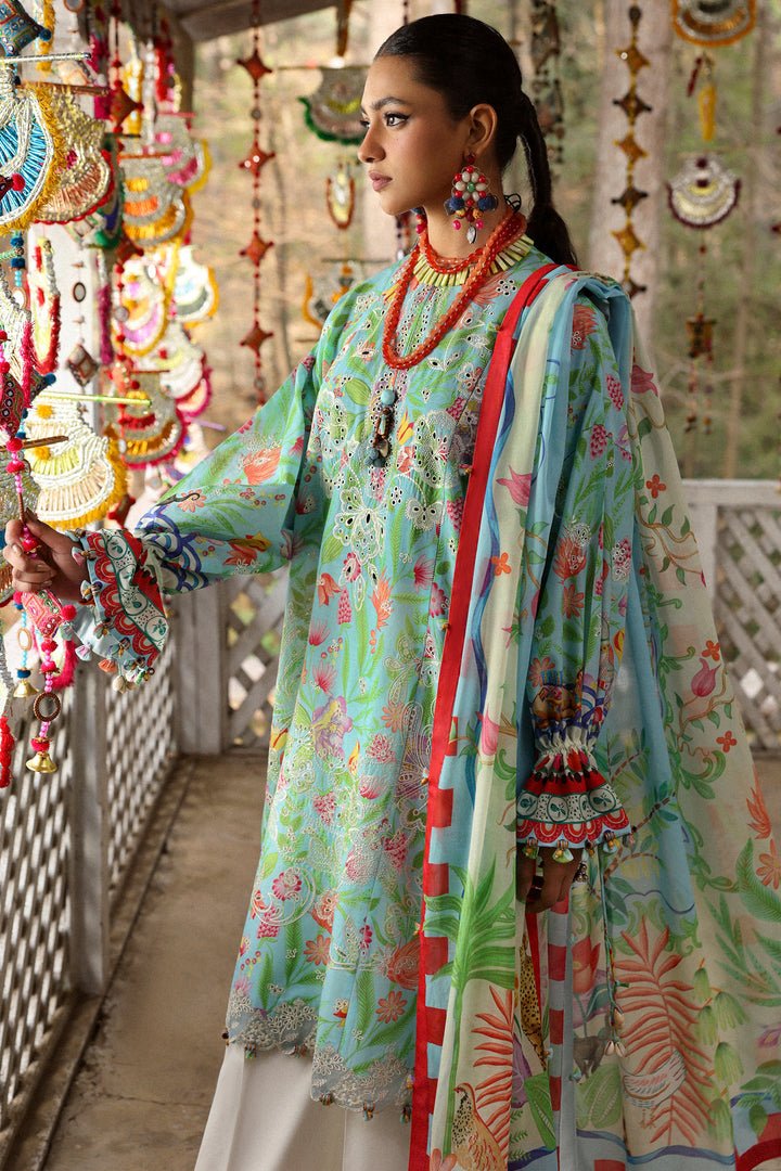 ZARAAH (ZL25-08 B) I Lawn '25 I Zaha by Khadija Shah - Portia Fabrics