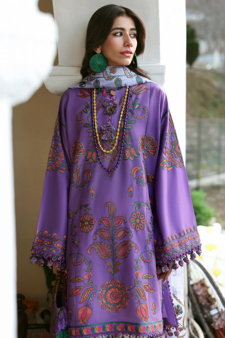 ZARIAH (ZL25-09 A) I Lawn '25 I Zaha by Khadija Shah - Portia Fabrics
