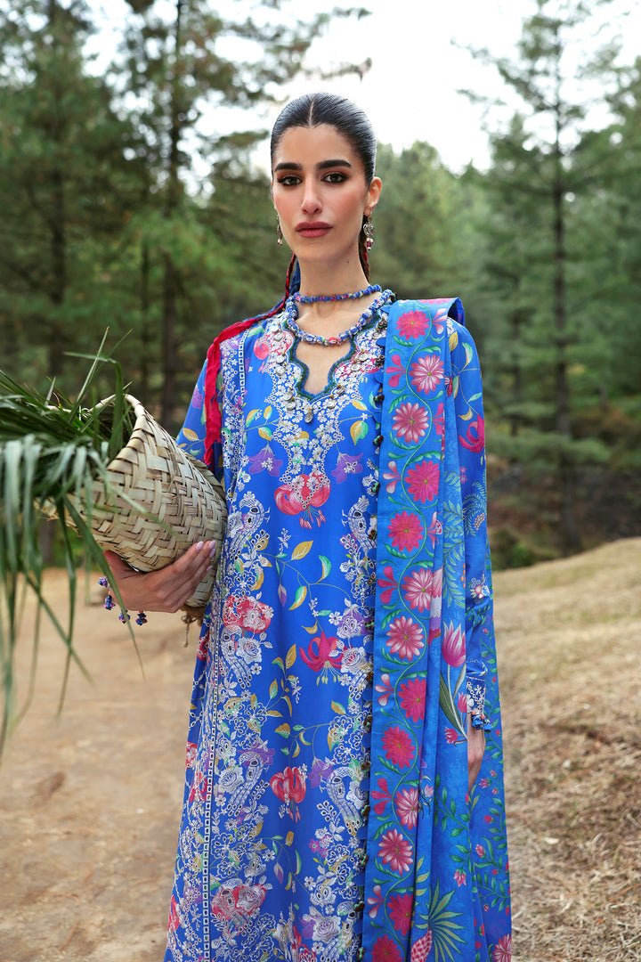 ZAYANA (ZL25-01 B) I Lawn '25 I Zaha by Khadija Shah - Portia Fabrics