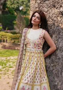 ZQL0013 I The Anga Portal Luxe Lawn Eid Edit'26 I Zarqash - Portia Fabrics