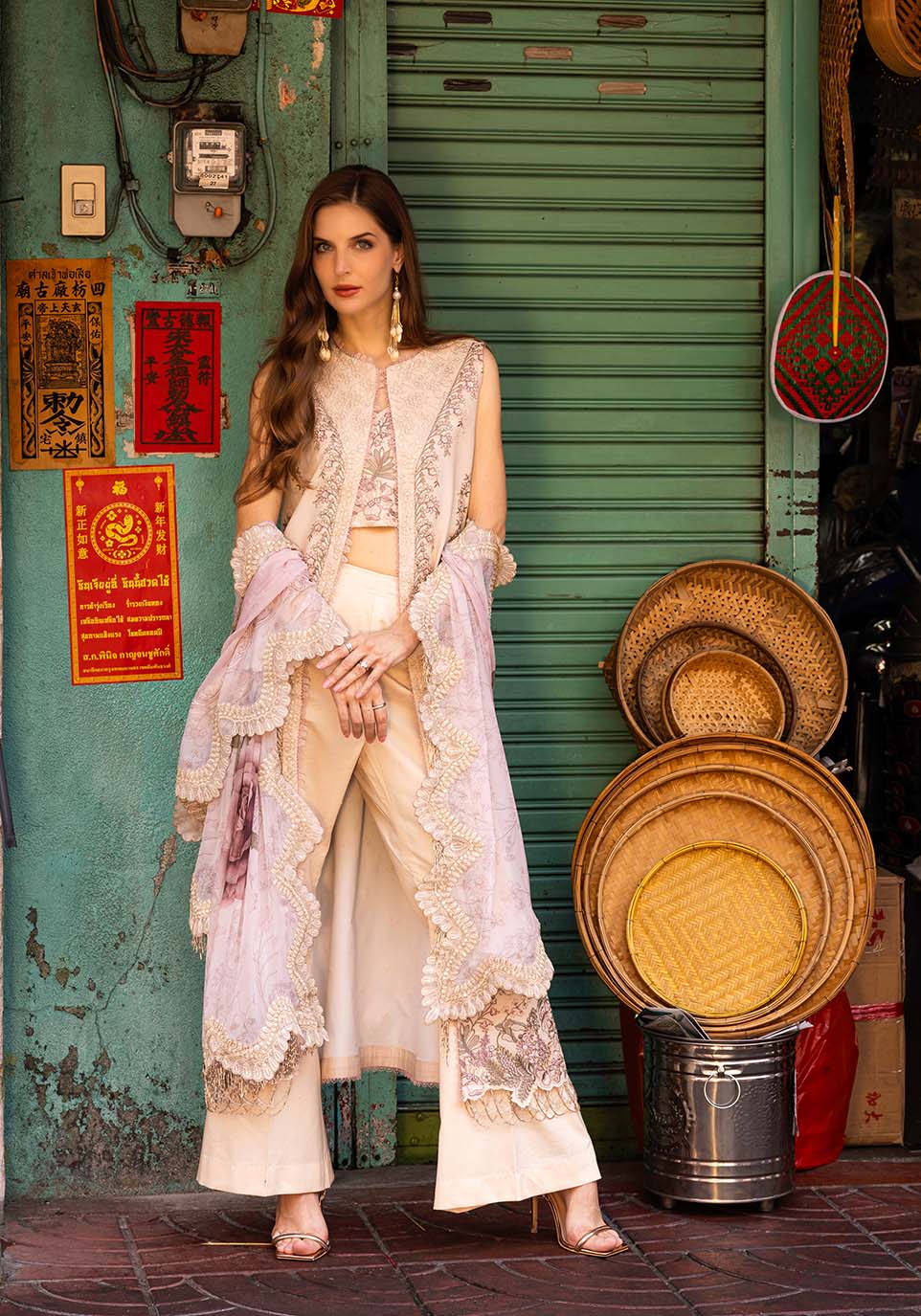 ZQLU 002 Ambrose I Luxury Lawn 2025 I Zarqash - Portia Fabrics Main image